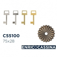 Ключ с бородкой Enrico Cassina, бронза матовая