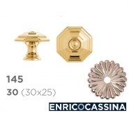 Ручка-кнопка Enrico Cassina 30мм, никель полированный
