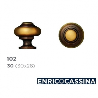 Ручка-кнопка Enrico Cassina 30мм, бронза