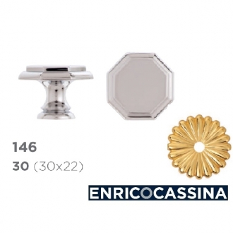 Ручка-кнопка Enrico Cassina 30мм, латунь полированная