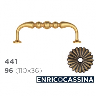 Ручка-скоба Enrico Cassina 110мм, бронза